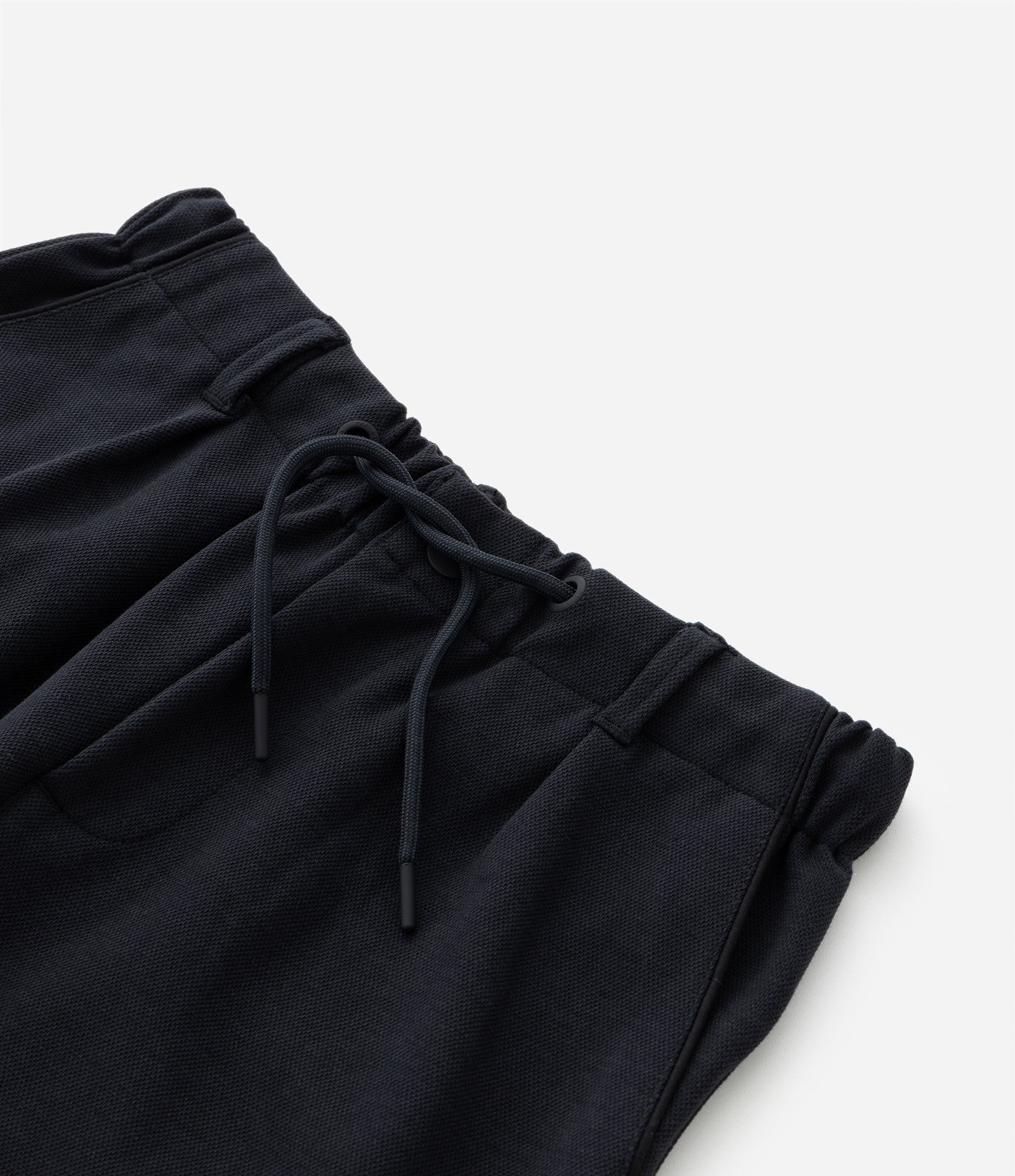 Calça Reta Infantil em Piquet com Cós Ajustável - Tam 5 a 14 Anos Preto 5