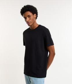 Camiseta Regular Ana Ruga com Textura