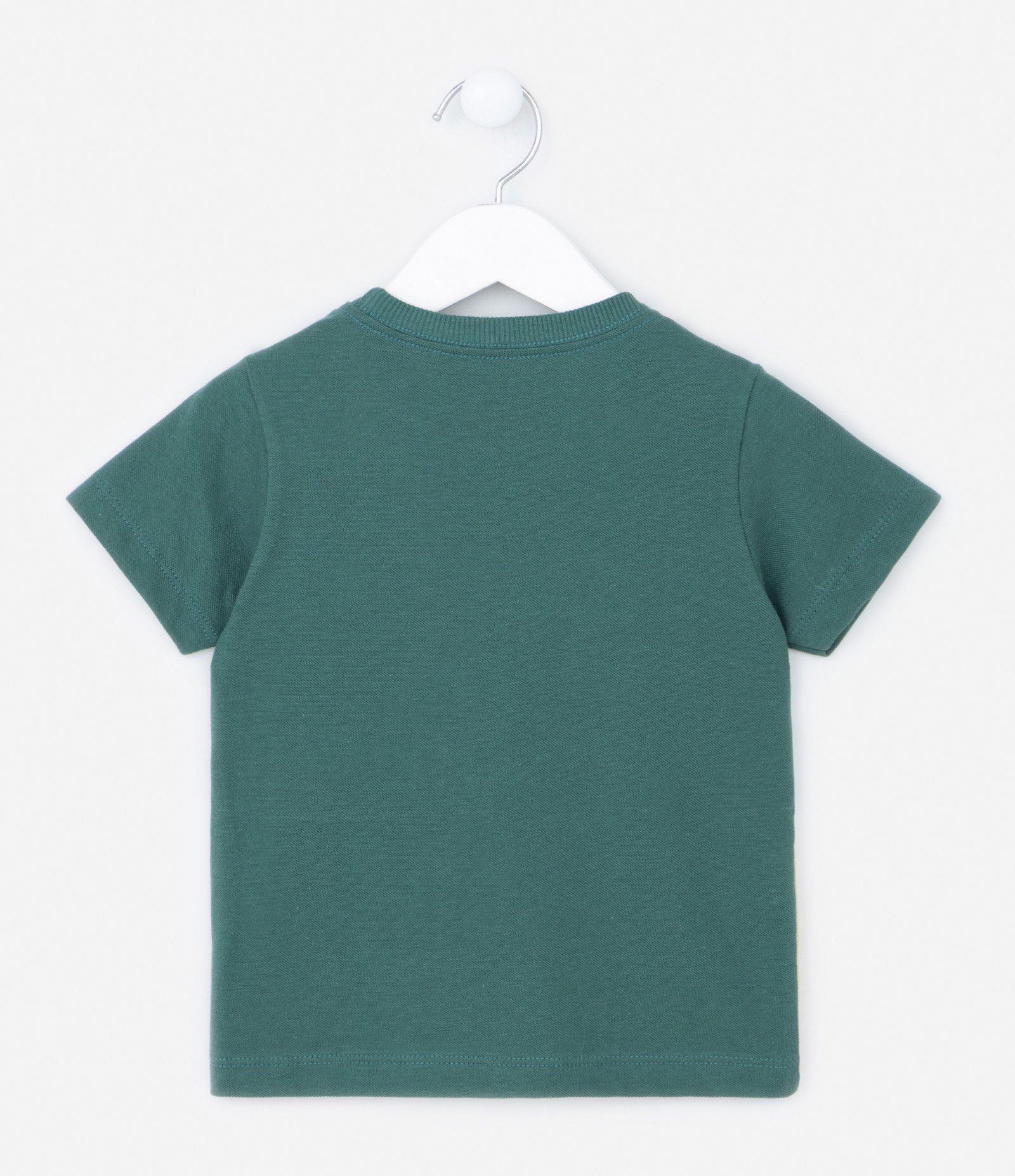 Camiseta Manga Curta Infantil com Estampa Bloco de Cores - Tam 1 a 5 anos 2