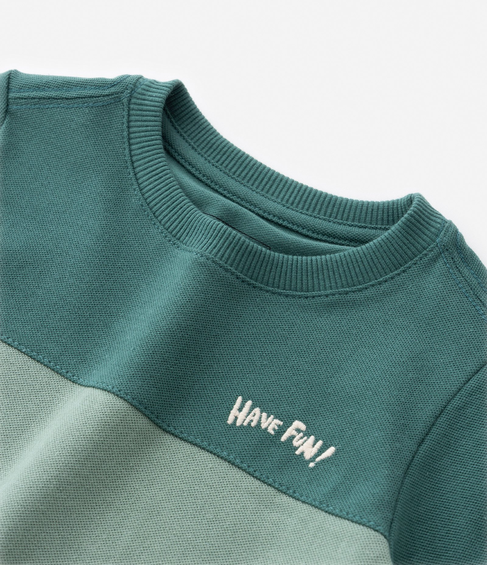 Camiseta Manga Curta Infantil com Estampa Bloco de Cores - Tam 1 a 5 anos 4