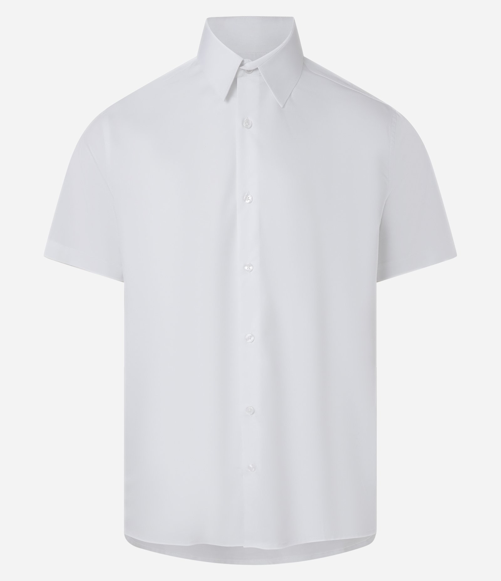 Camisa Slim em Fibra de Bambu Branco 1