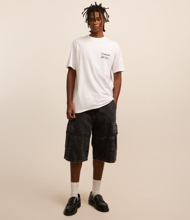 Camiseta Comfort em Algodão Estampa Tigre Love Hurts