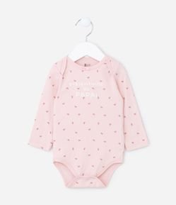 Body Infantil com Lettering Presentinho do Papai - Tam 0 a 18 meses