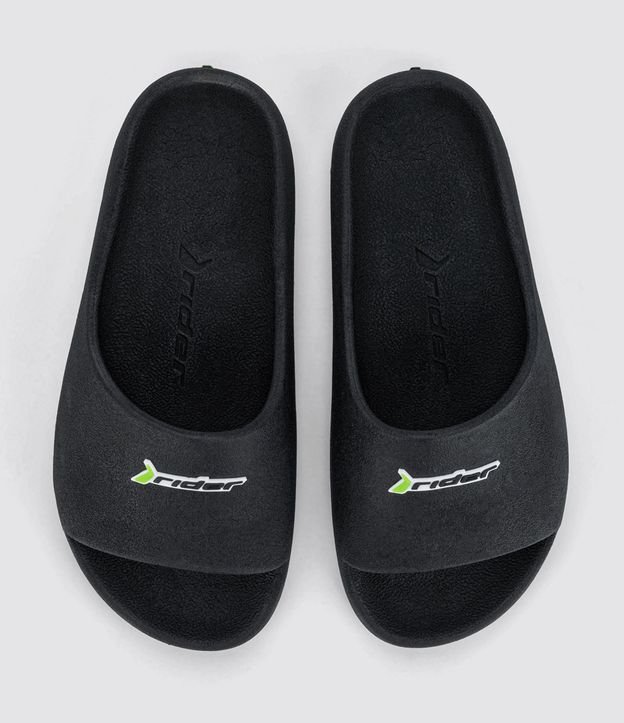 Chinelo Slide Drip Texturizado e com Etiqueta Rider