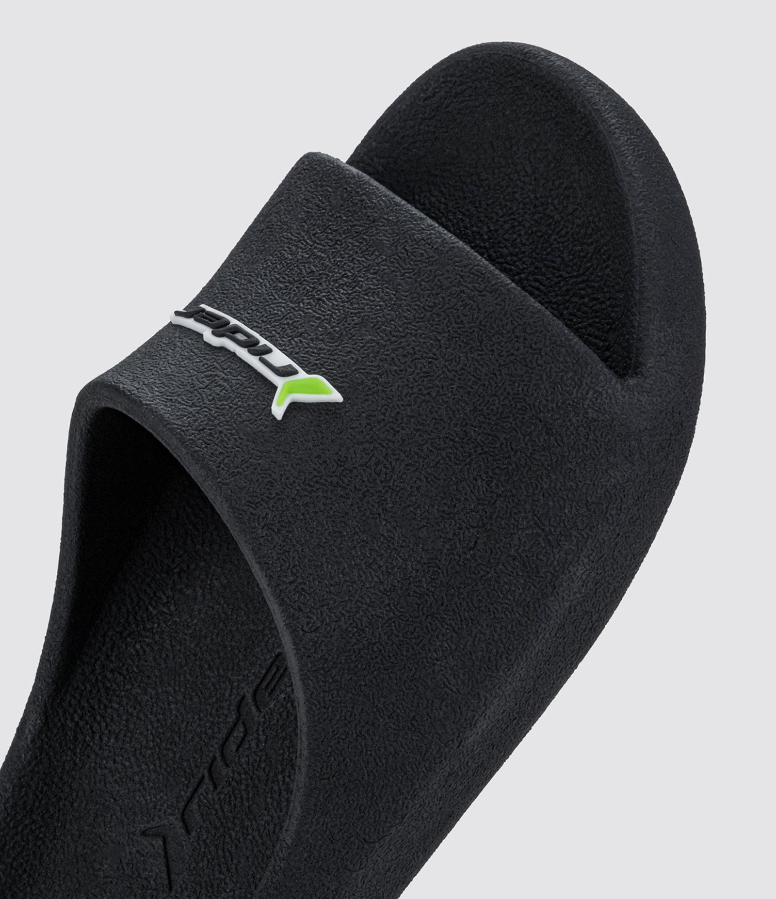 Chinelo Slide Drip Texturizado e com Etiqueta Rider Preto 4