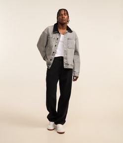 Calça Baggy em Jeans Vintage