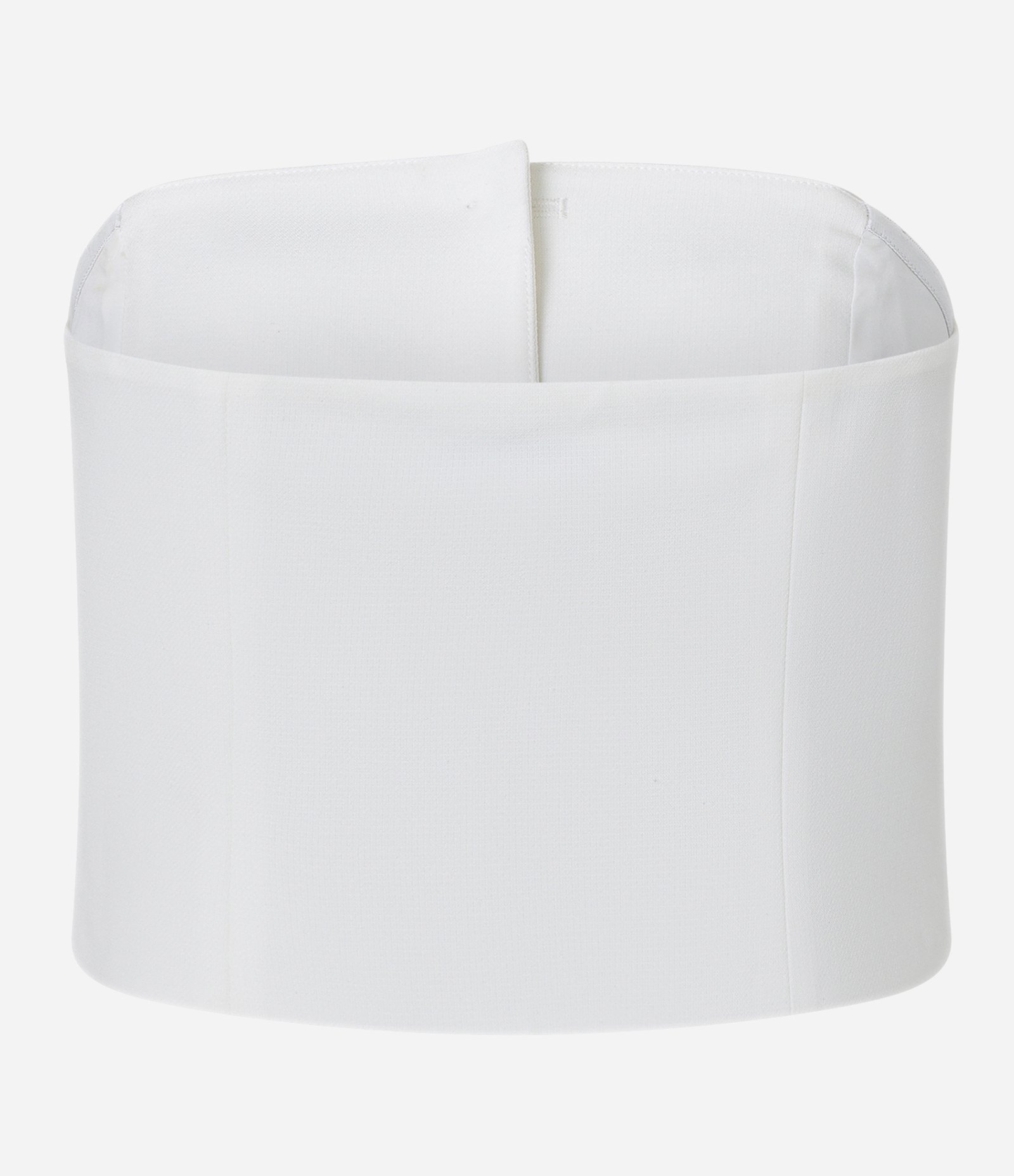 Blusa Cropped Tomara Que Caia com Botões e Recortes Branco 6