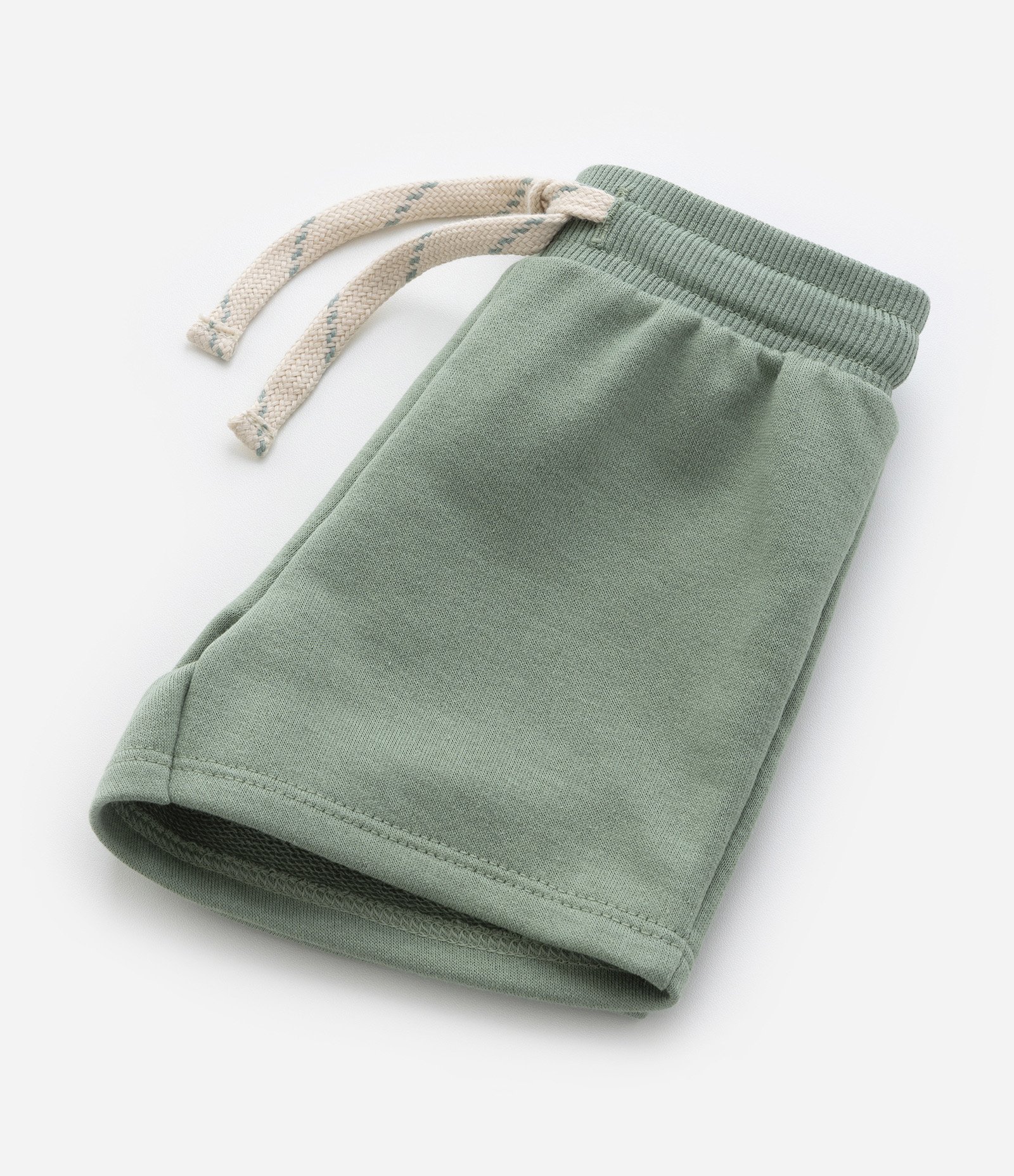 Conjunto Infantil em Algodão com Bolsinho e Estampa de Listras - Tam 0 a 18 meses Verde 5