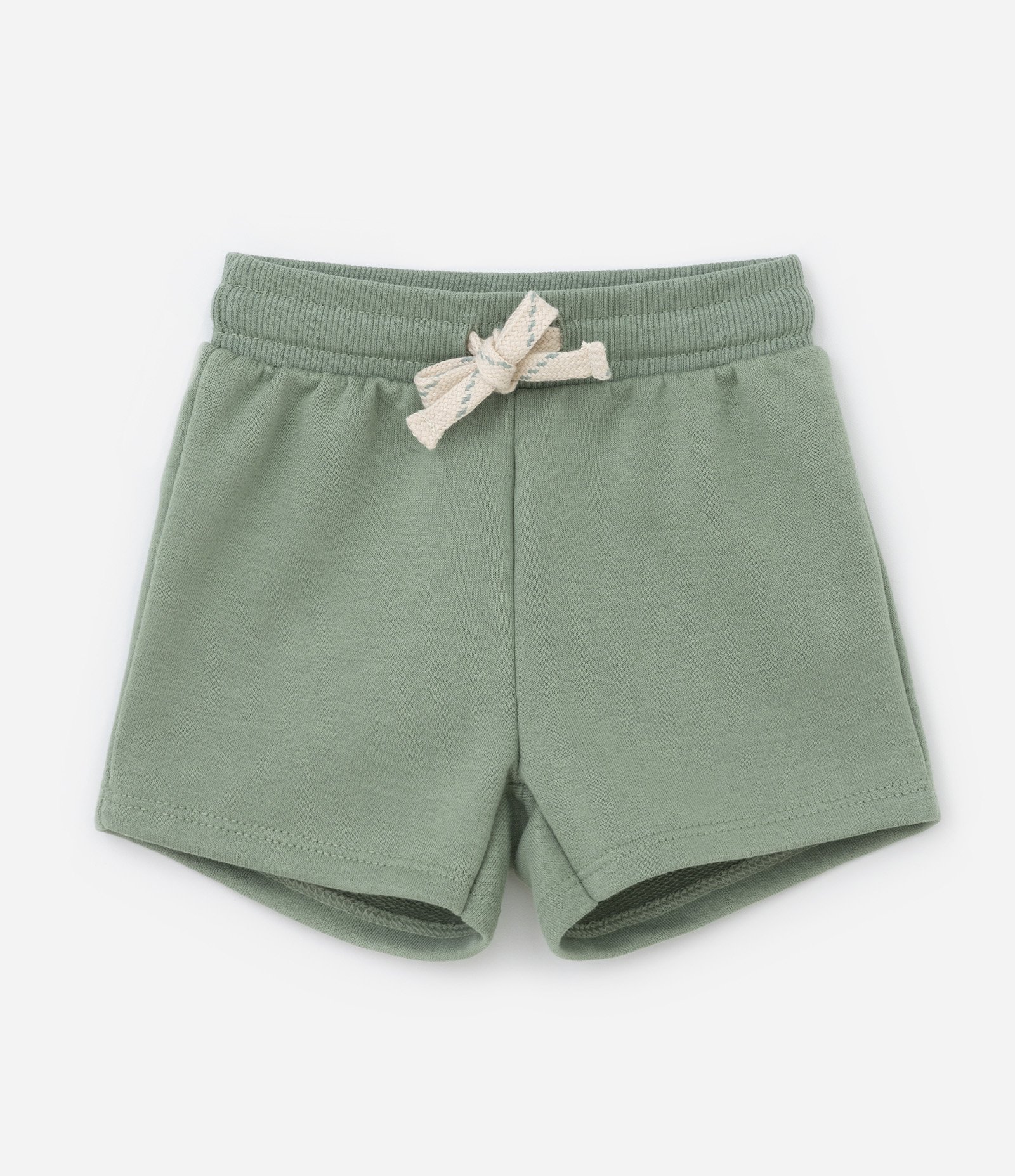 Conjunto Infantil em Algodão com Bolsinho e Estampa de Listras - Tam 0 a 18 meses Verde 6