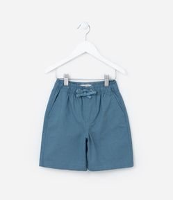 Bermuda Infantil Texturizada com Bolsinho - Tam 5 a 14 Anos