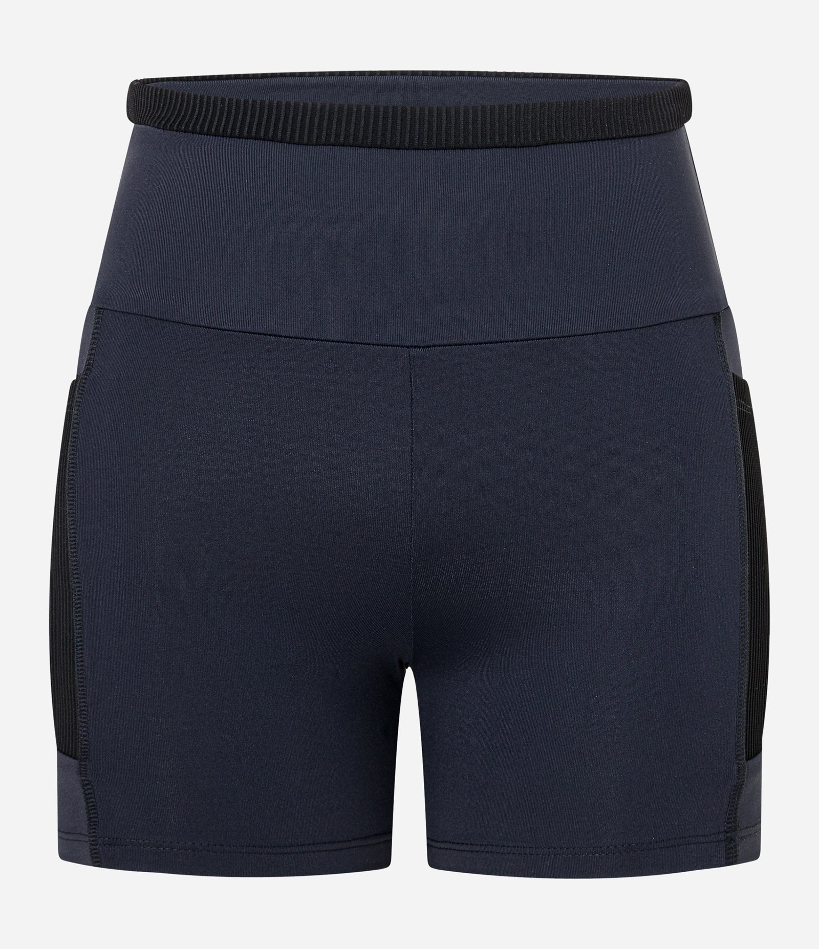 Bermuda Esportiva em Microfibra com Cós Dobrado com Textura Preto 5