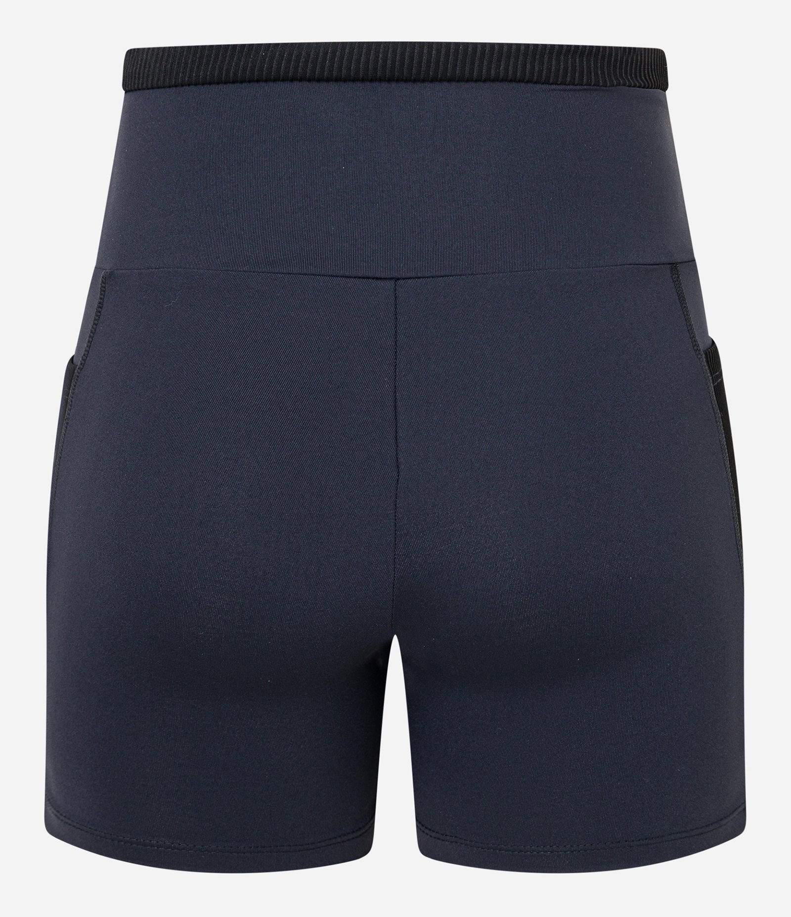 Bermuda Esportiva em Microfibra com Cós Dobrado com Textura Preto 7