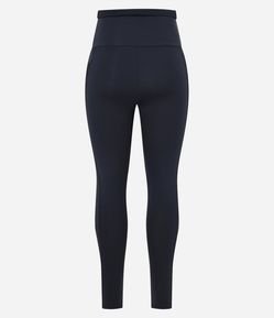 Calça Legging Esportiva em Poliamida com Cós Texturizado