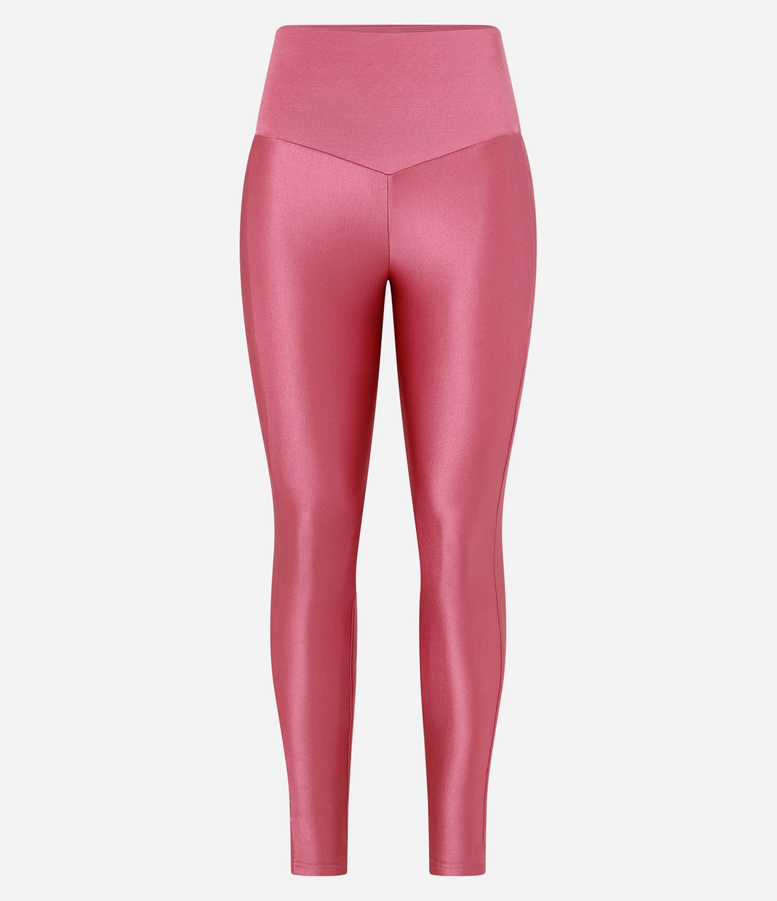 Calça Legging Esportiva em Poliamida com Bolsos Rosa 6