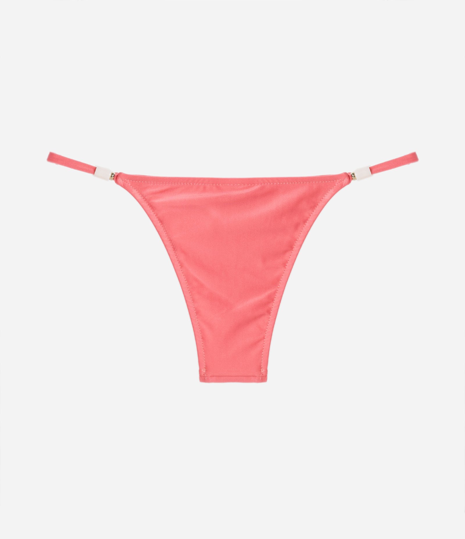 Biquíni Calcinha String com Detalhe Lateral Laranja Coral 6