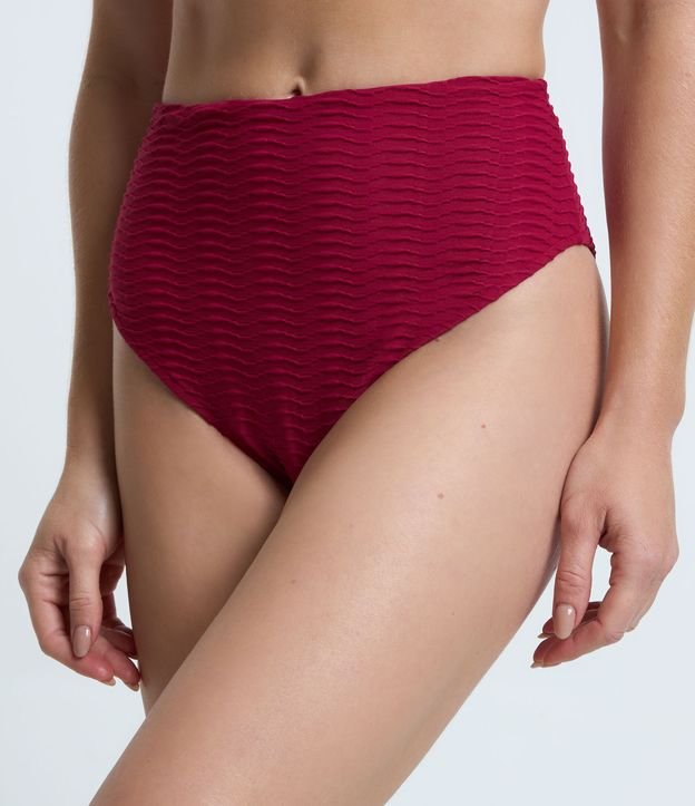 Biquíni Calcinha Hot Pants em Microfibra Texturizada
