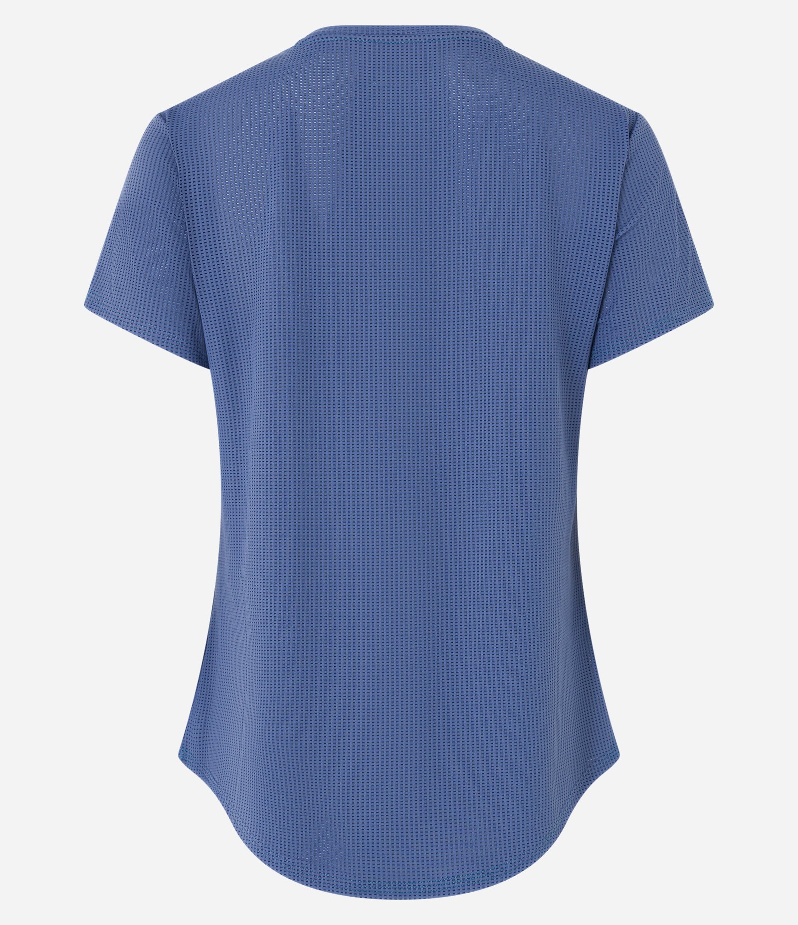 Camiseta Esportiva em Microfibra com Furos Azul 7