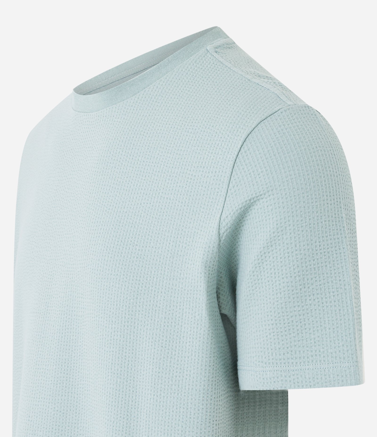 Camiseta Regular Ana Ruga com Textura Verde 7