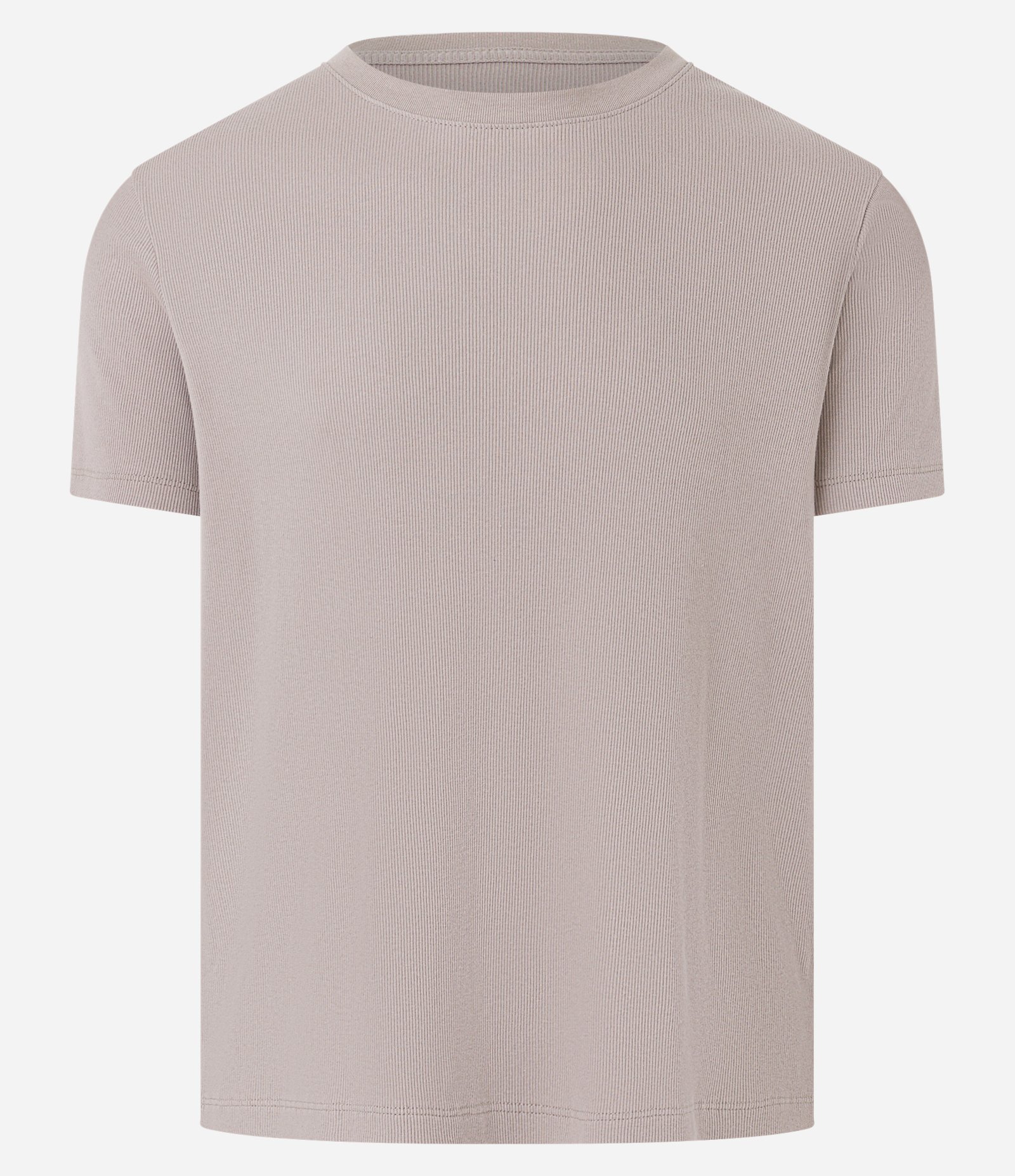 Camiseta Muscle em Ribana Texturizada Marrom 5