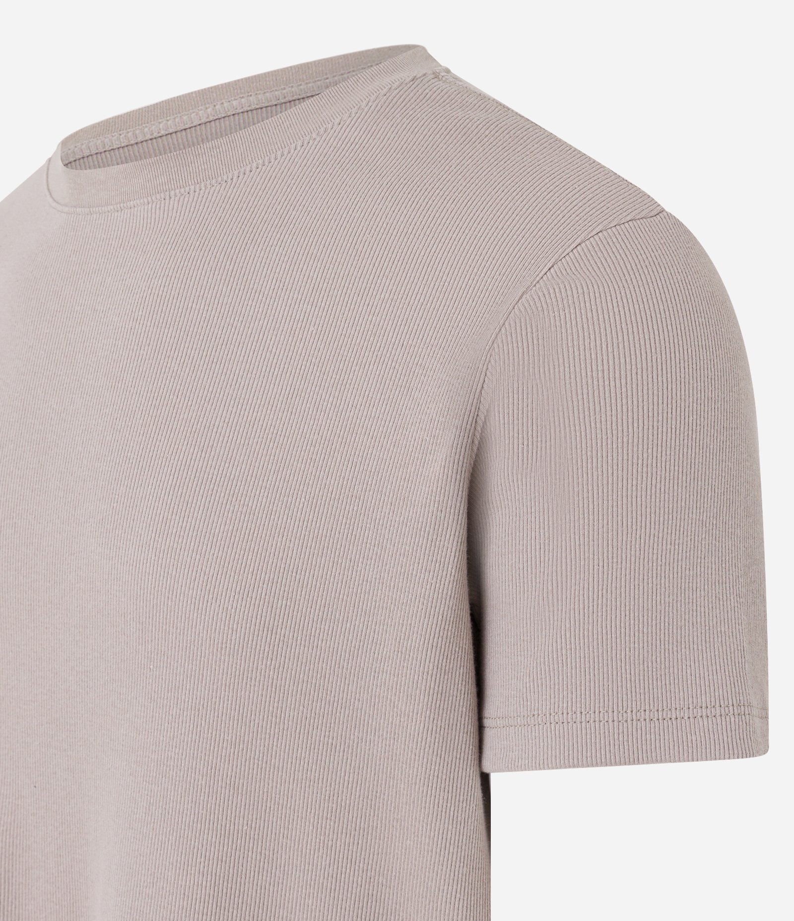 Camiseta Muscle em Ribana Texturizada Marrom 6