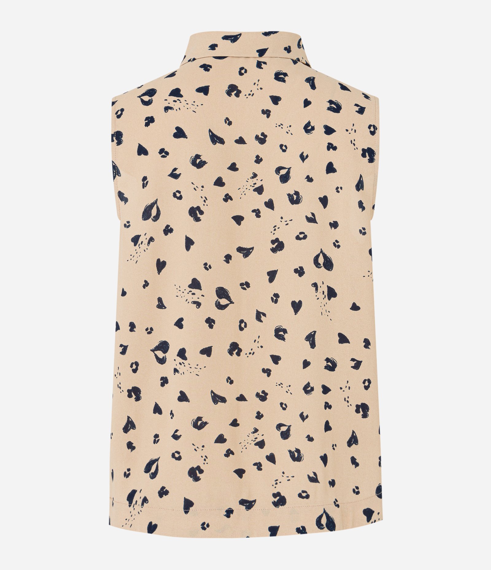 Camisa Airflow Sem Manga e Gola com Estampa Animal Print com Corações Onça 5