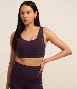 Top Bojo em Microfibra com Detalhes Refletivos nas Alças