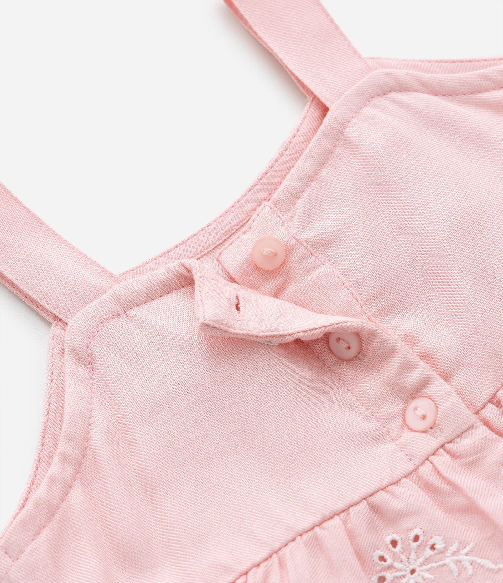 Conjunto Infantil com Babados e Bordado - Tam 0 a 18 meses Rosa 6