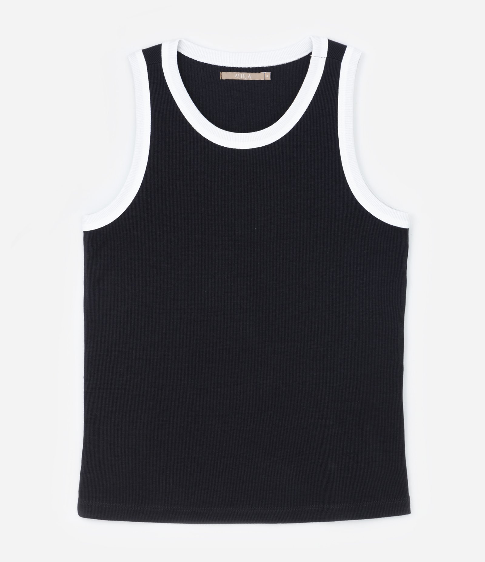Regata em Ribana com Acabamento Contrastante Curve & Size Preto 5