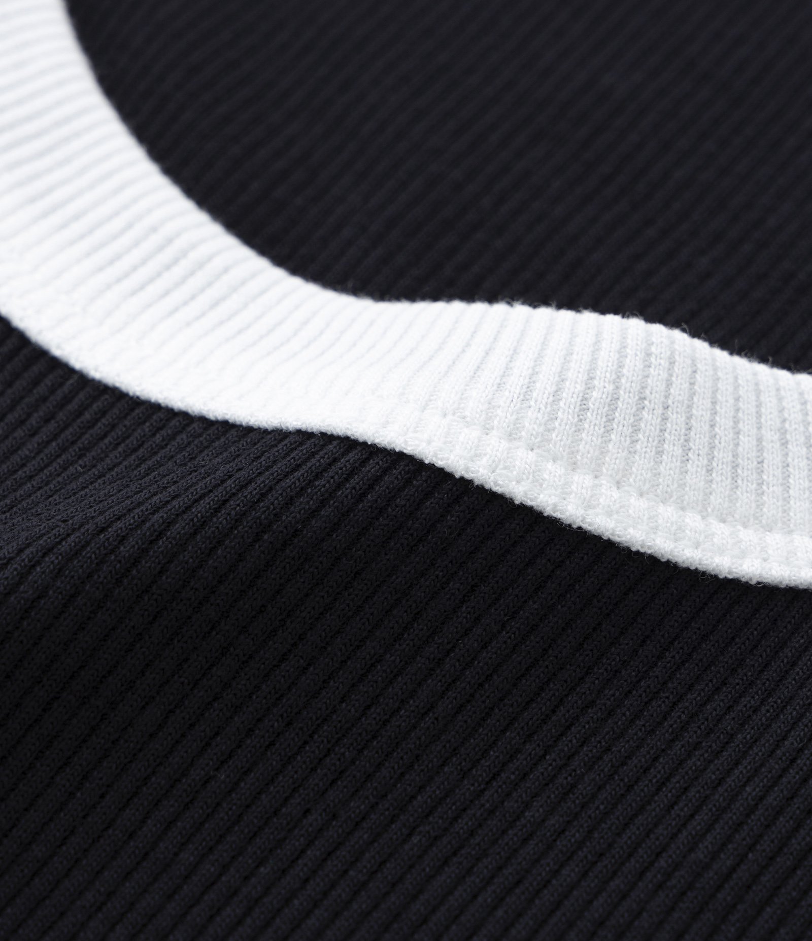 Regata em Ribana com Acabamento Contrastante Curve & Size Preto 7