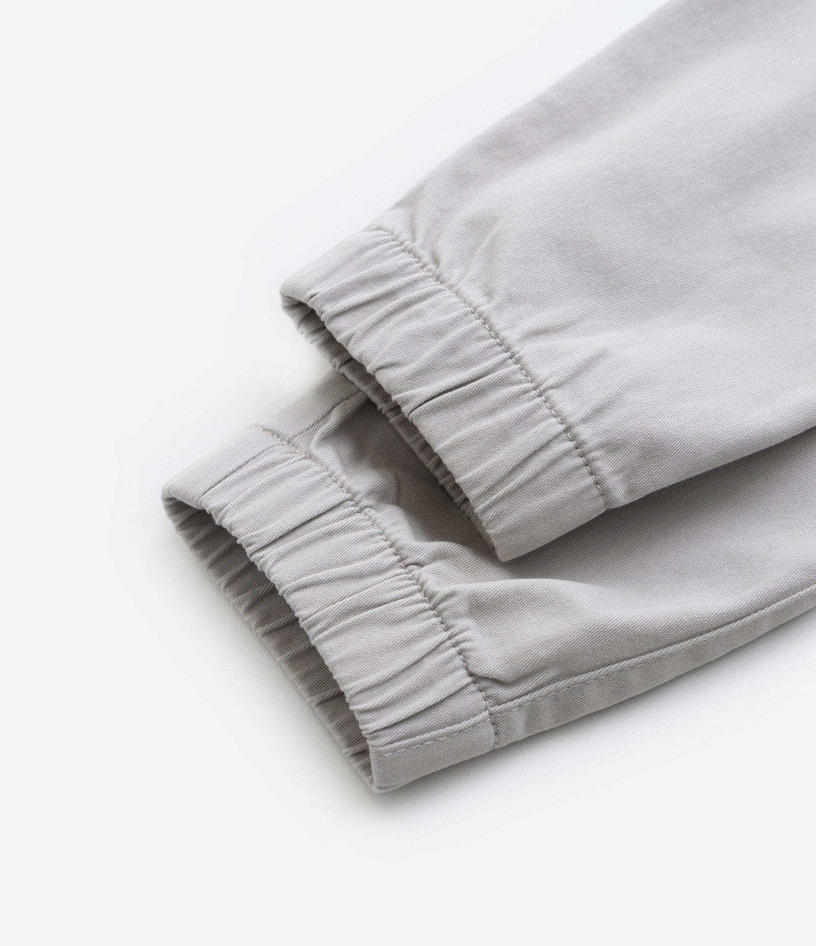 Calça Jogger Infantil em Sarja - Tam 5 a 14 anos Cinza 4