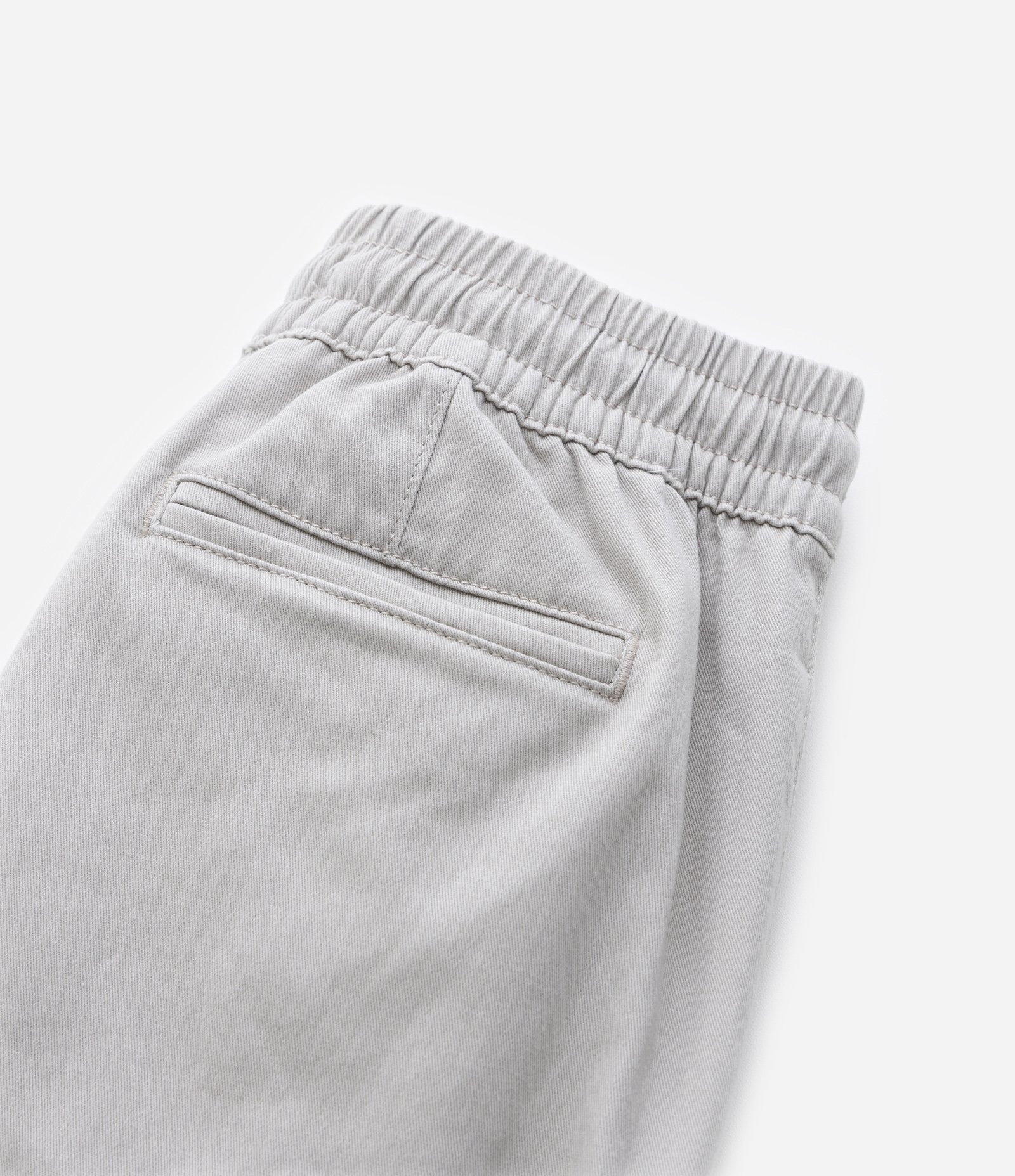 Calça Jogger Infantil em Sarja - Tam 5 a 14 anos Cinza 6