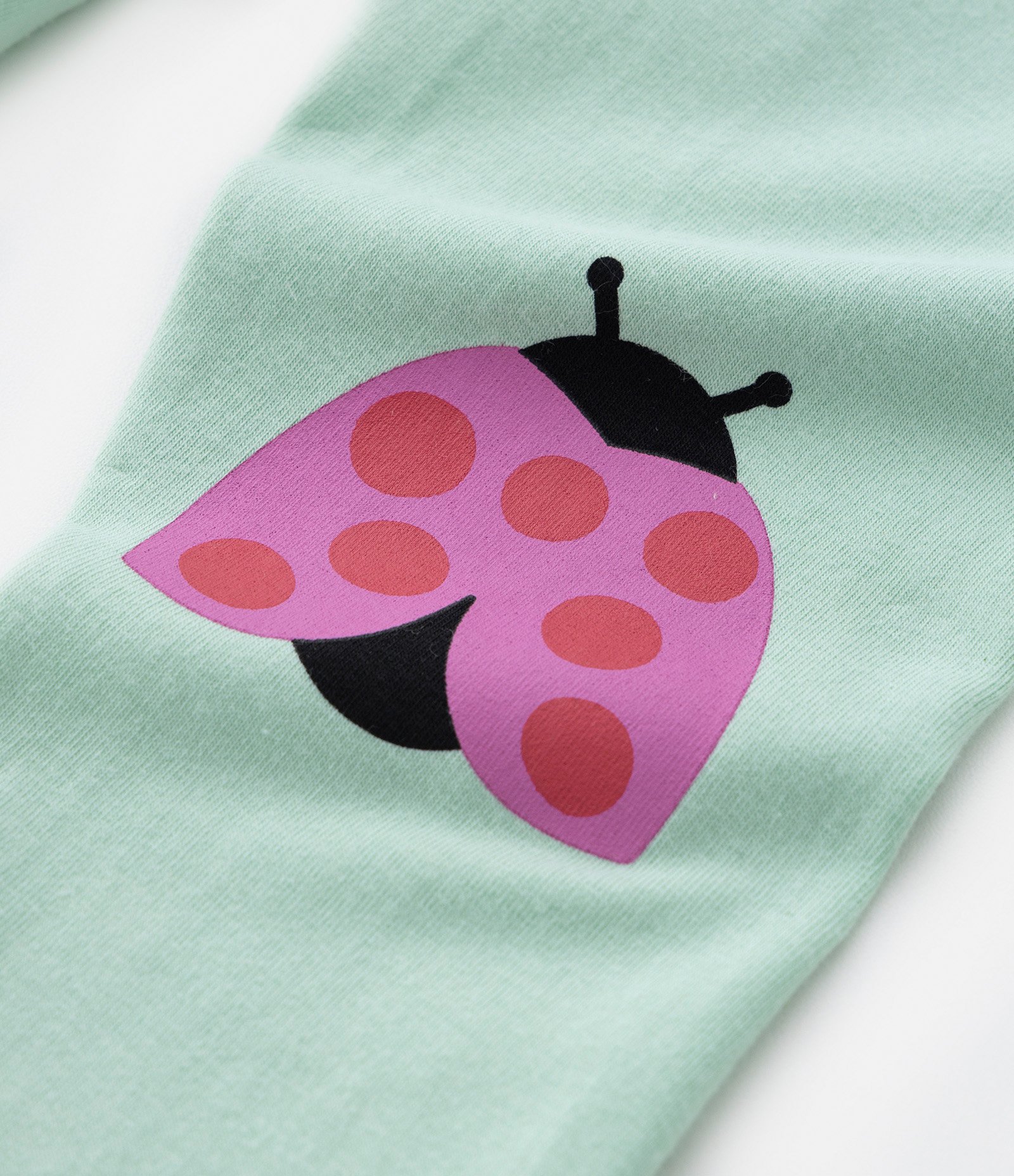 Calça Legging Infantil com Estampa de Joaninha - Tam 1 a 5 Anos Verde 4