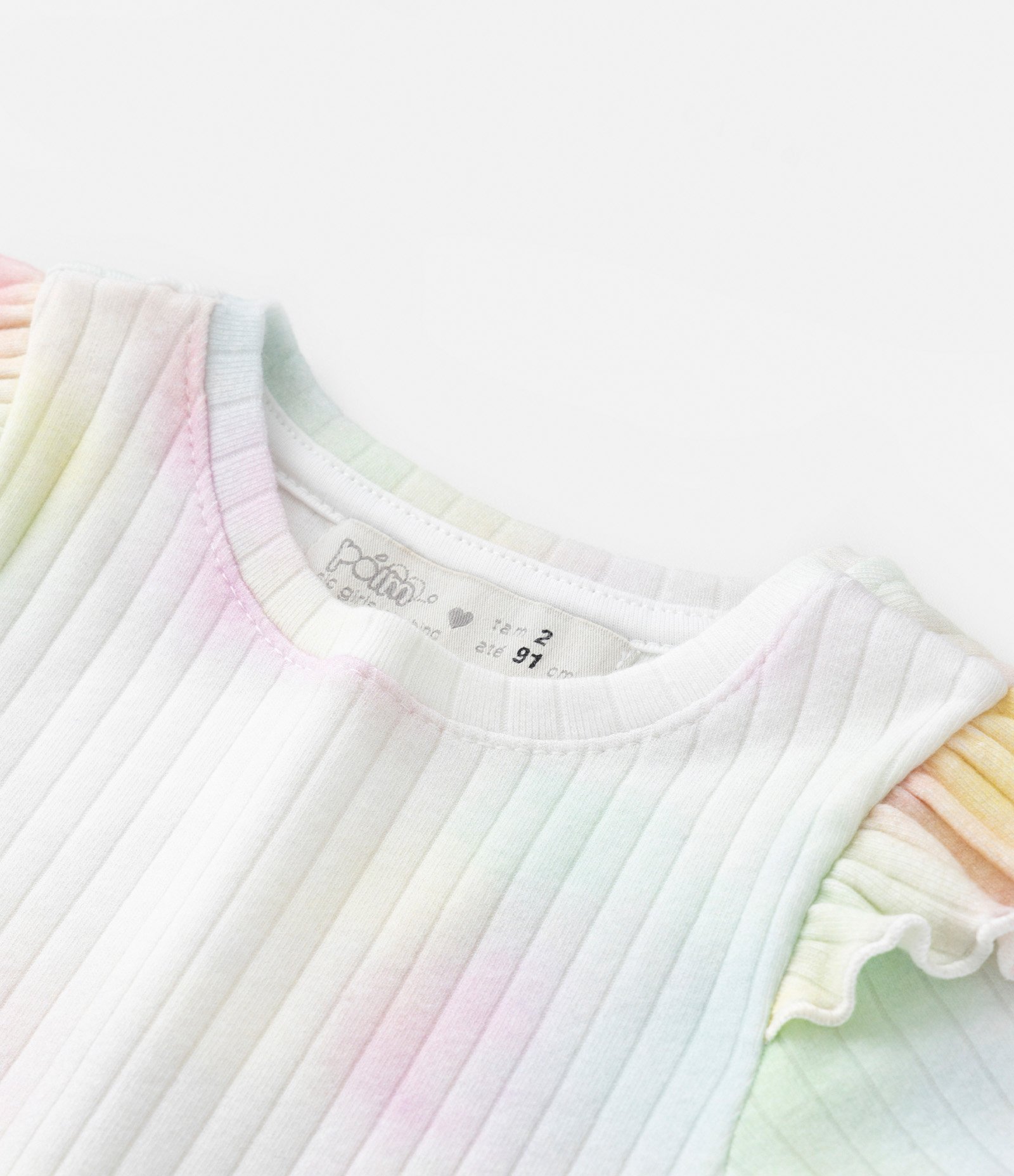 Conjunto Infantil Canelado com Estampa Tie Dye - Tam 1 a 5 Anos Multicores 6