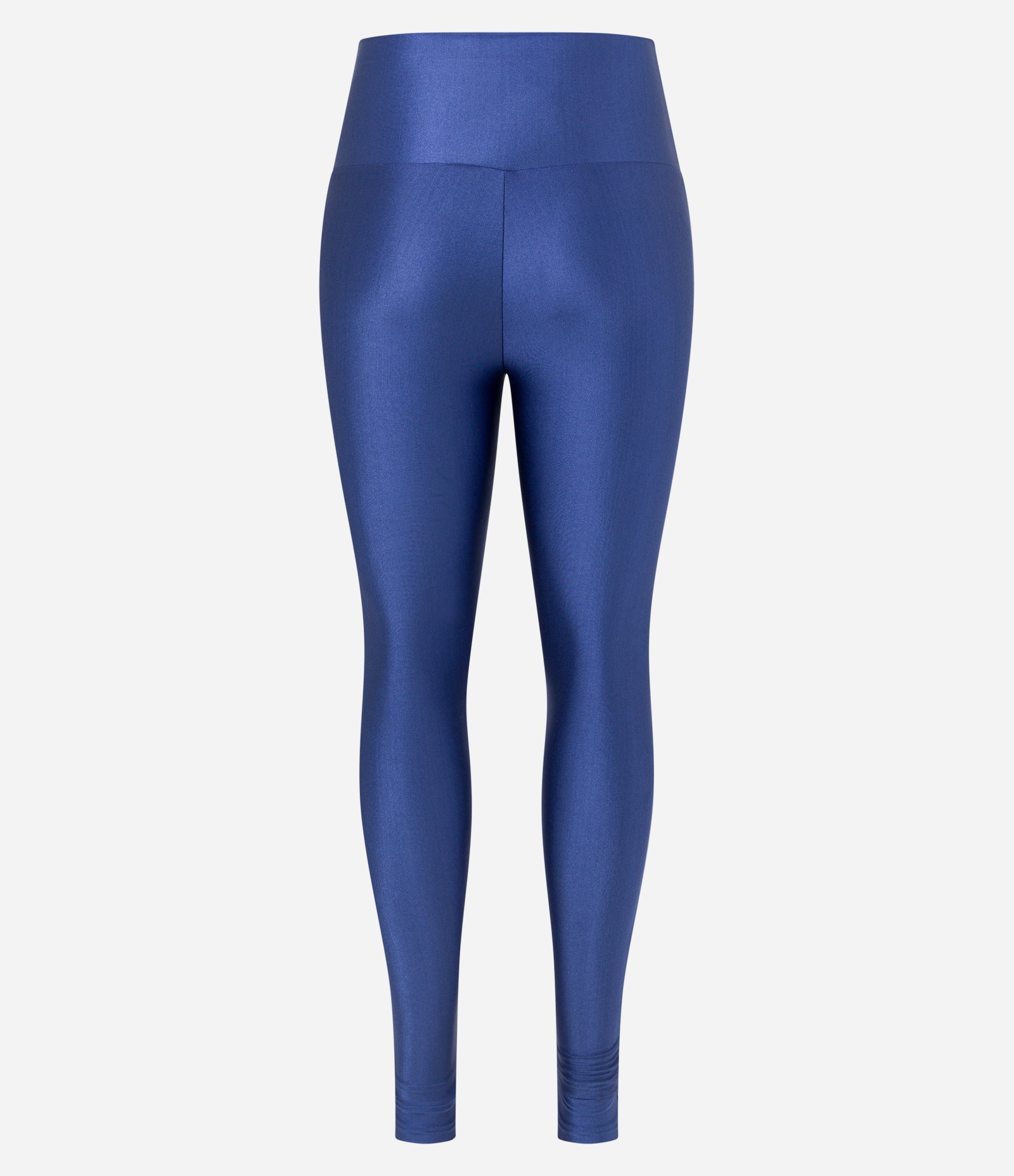 Calça Legging em Poliamida com Cós Transpassado Azul 8