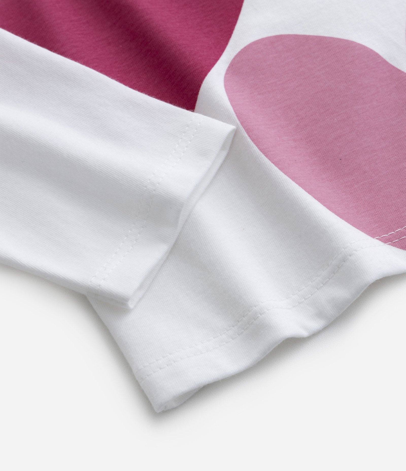 Blusa Infantil com Estampa de Corações - Tam 1 a 5 Anos Branco Neve 4