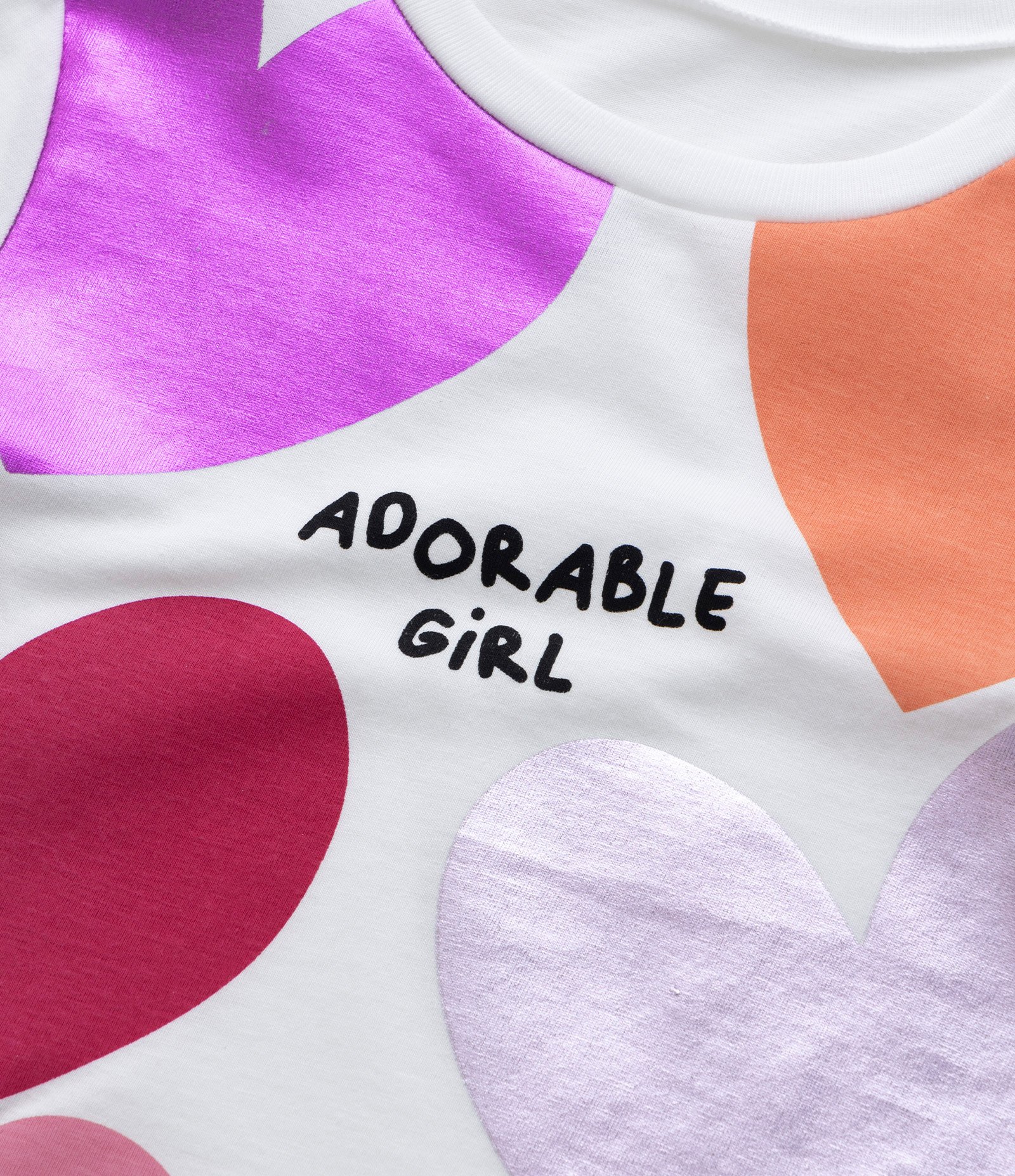 Blusa Infantil com Estampa de Corações - Tam 1 a 5 Anos Branco Neve 5