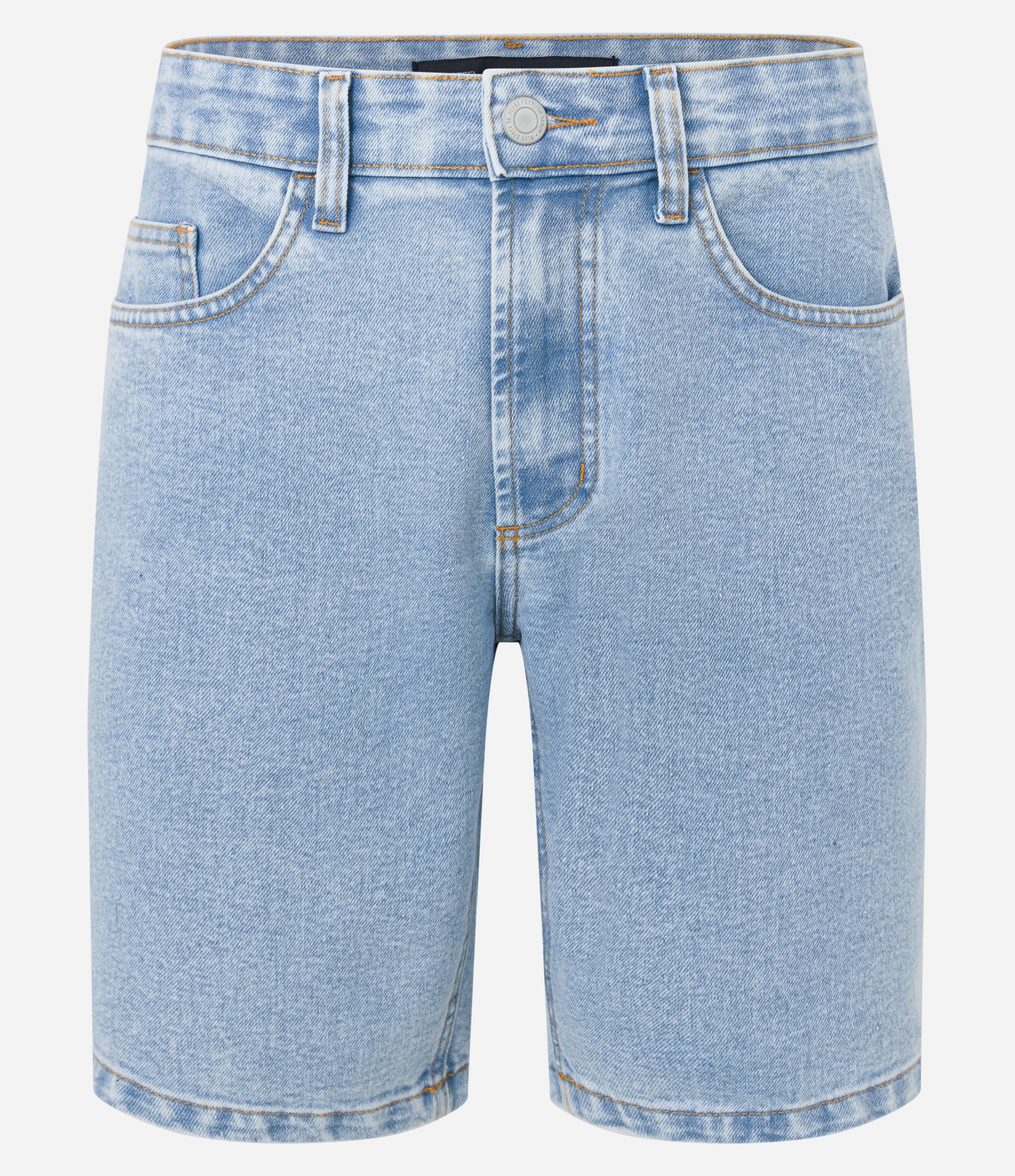 Bermuda Skinny em Jeans com Elastano Azul Claro 5