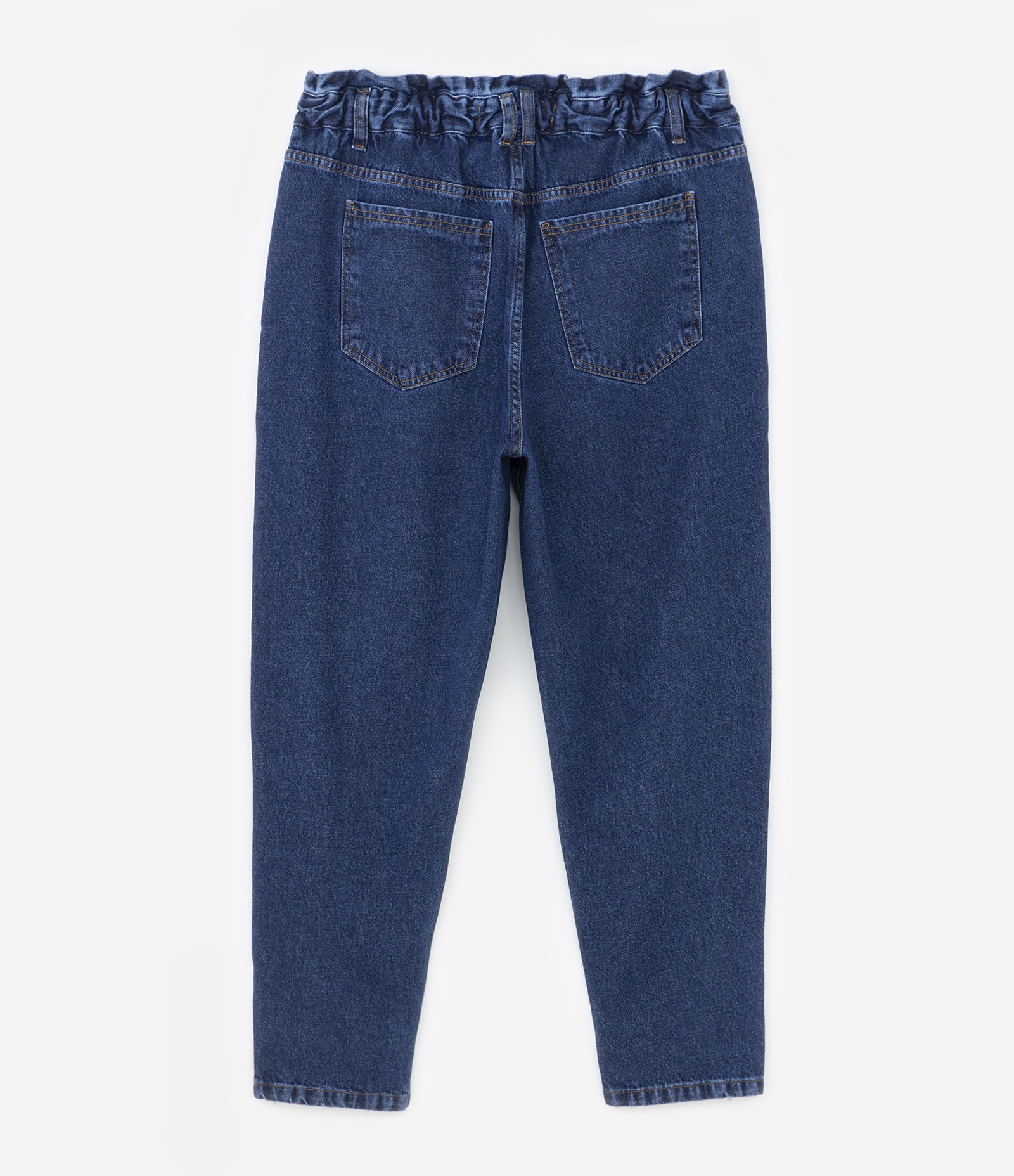 Calça Clochard em Jeans com Bolsos Curve & Plus Size Azul 6