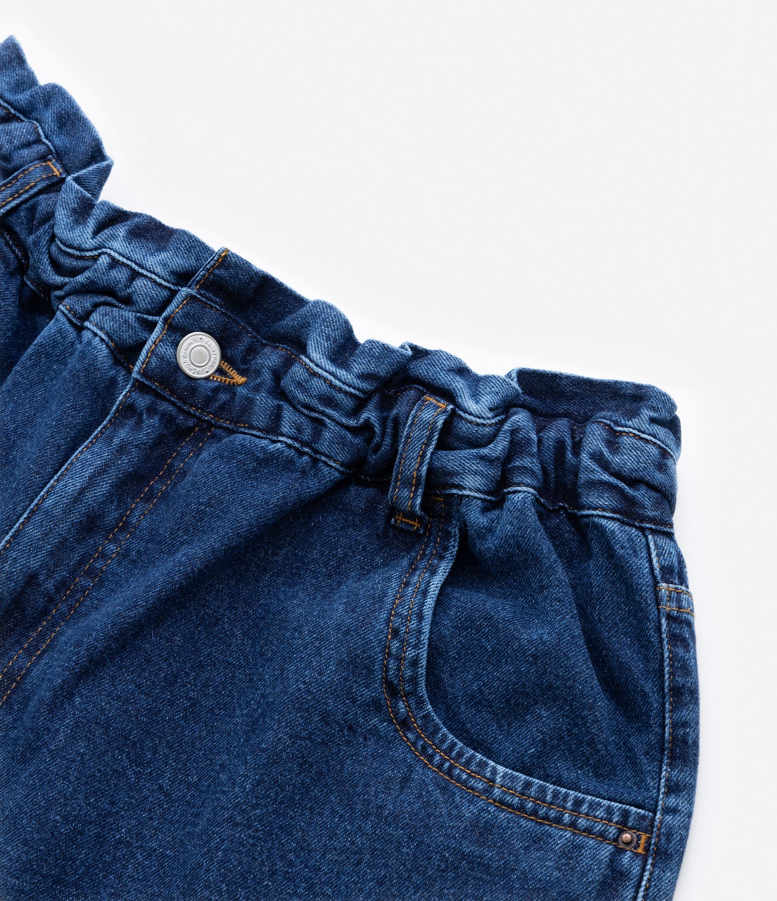 Calça Clochard em Jeans com Bolsos Curve & Plus Size Azul 7