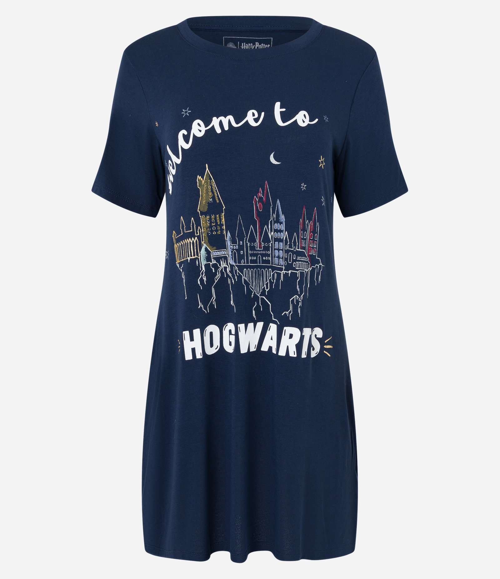 Camisola em Viscose com Estampa Hogwarts Verde 4