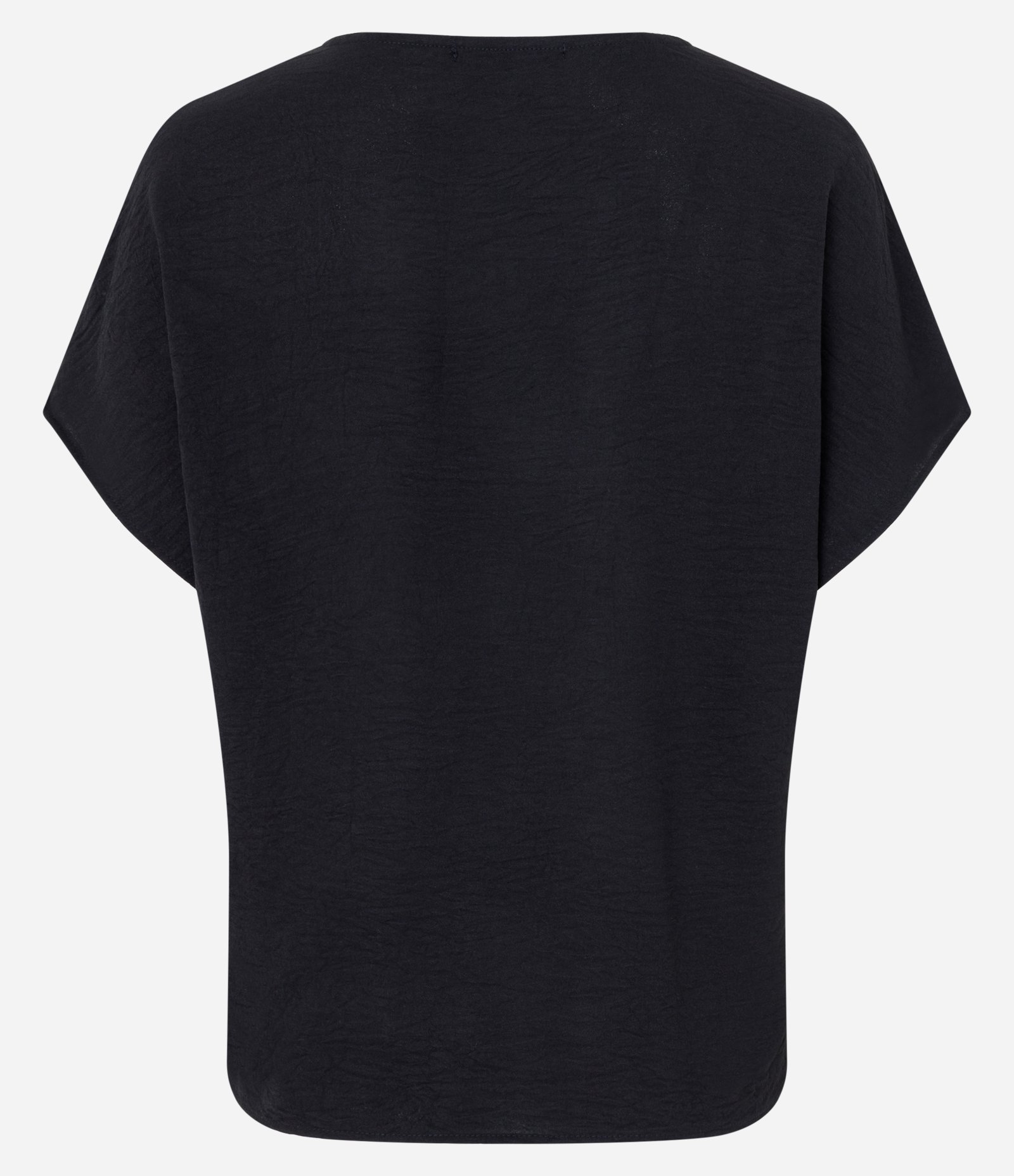 Blusa com Decote V e Fechamento Frontal Preto 6