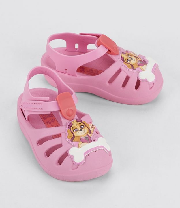 Sandália Babuche Infantil com Patch Skye Patrulha Canina Grendene - Tam 17 ao 27