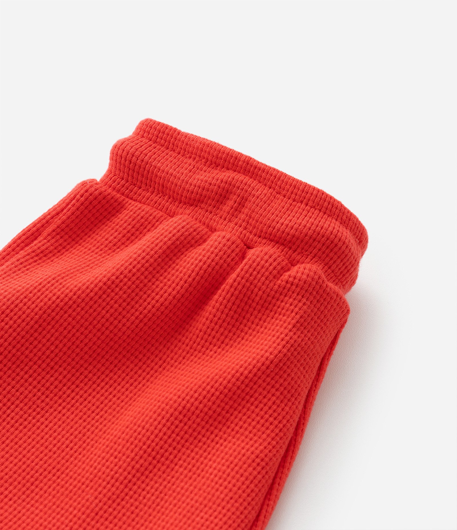 Bermuda Infantil com Textura Waffle - Tam 1 a 5 anos Vermelho 4