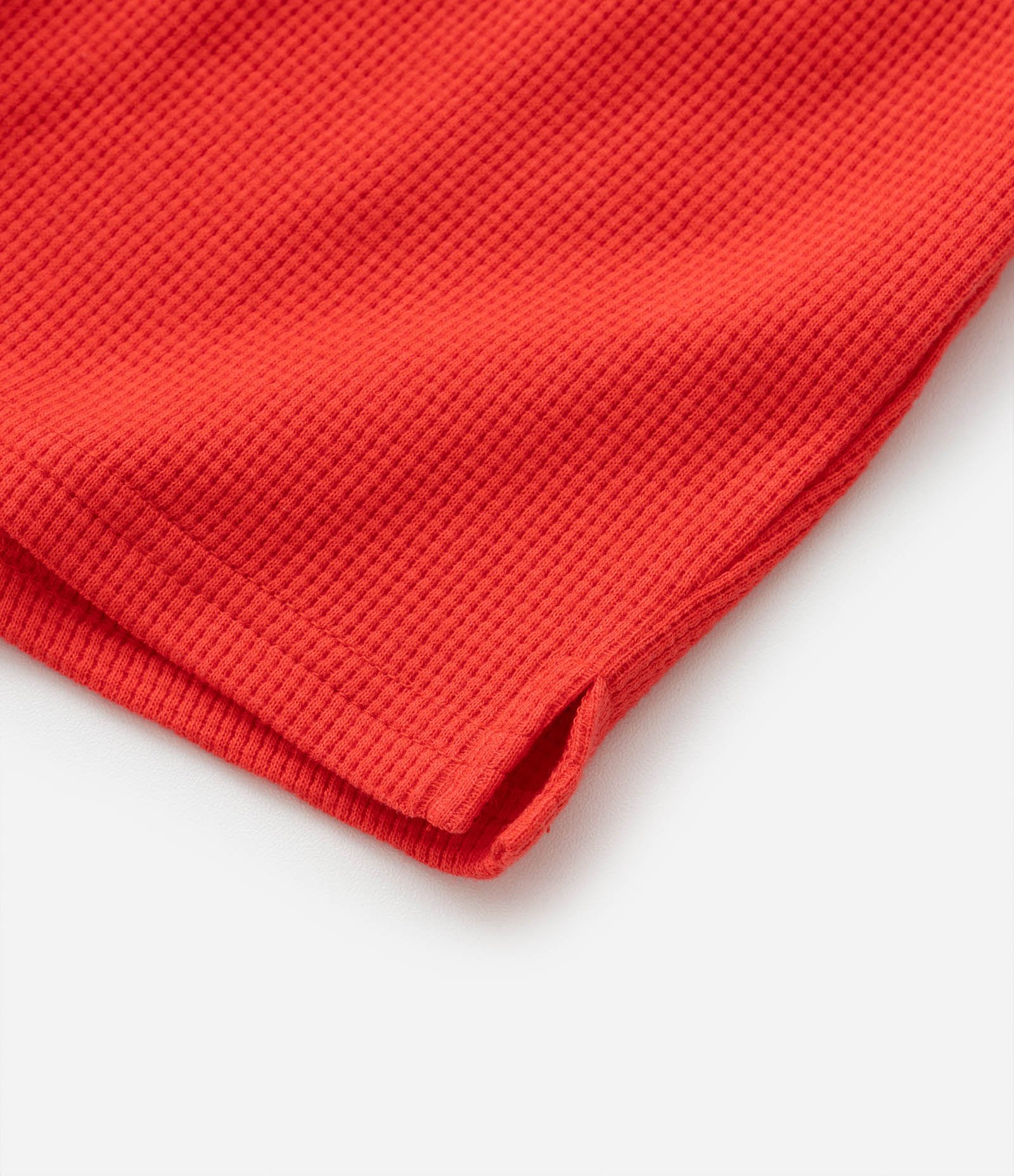 Bermuda Infantil com Textura Waffle - Tam 1 a 5 anos Vermelho 5