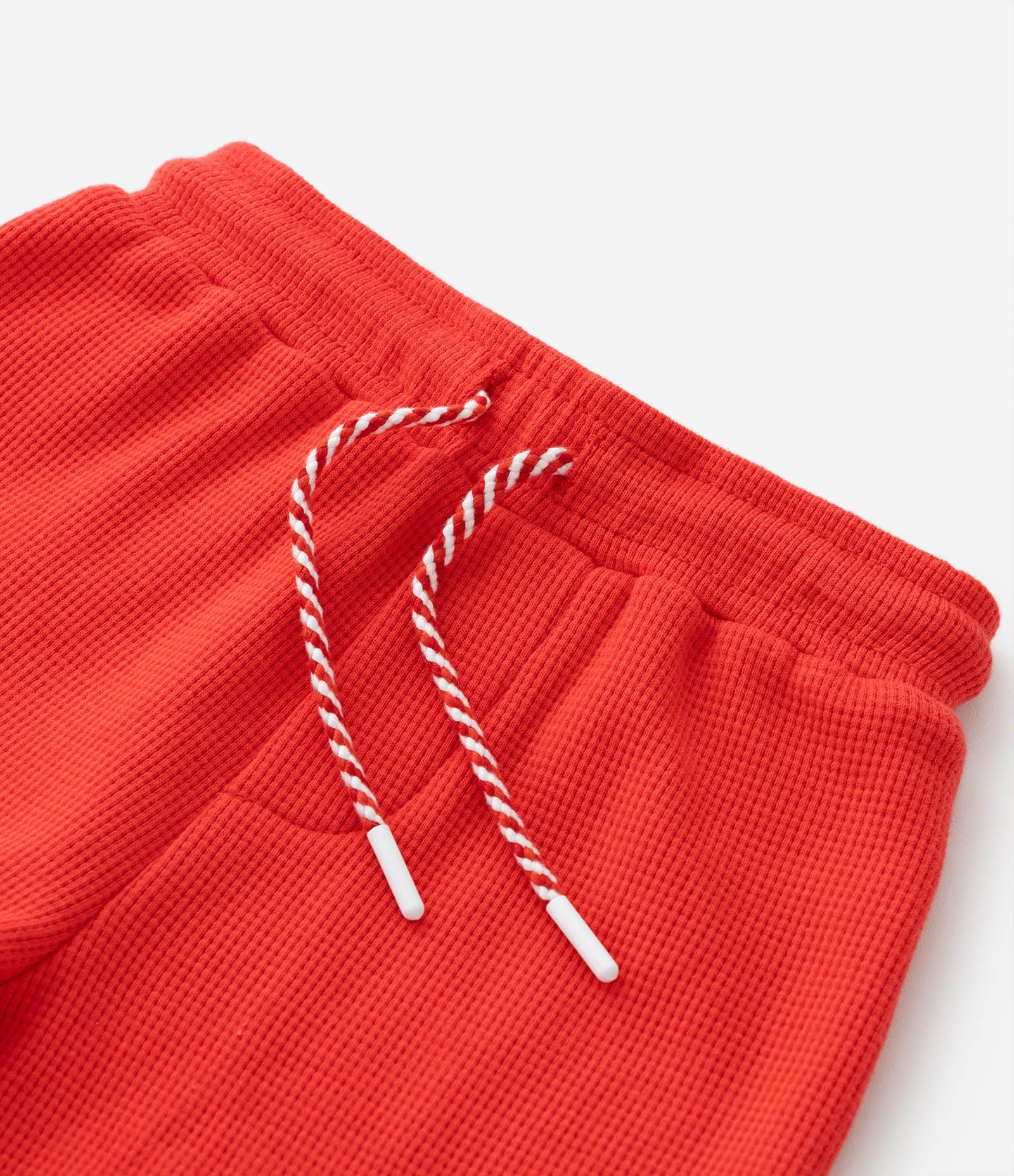 Bermuda Infantil com Textura Waffle - Tam 1 a 5 anos Vermelho 6