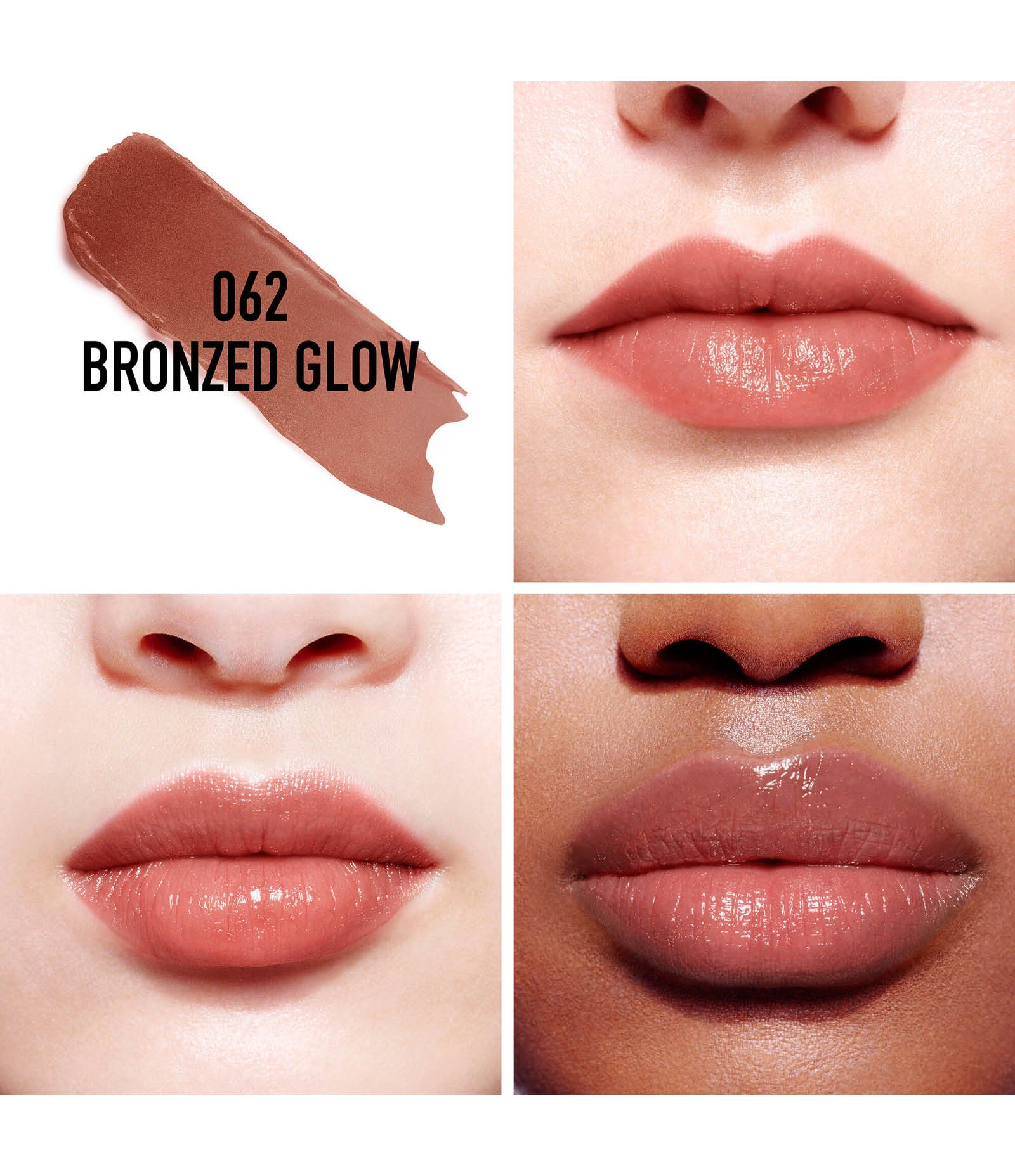 Batom Dior Addict Lip Glow 061 062 BRONZED GLOW 2