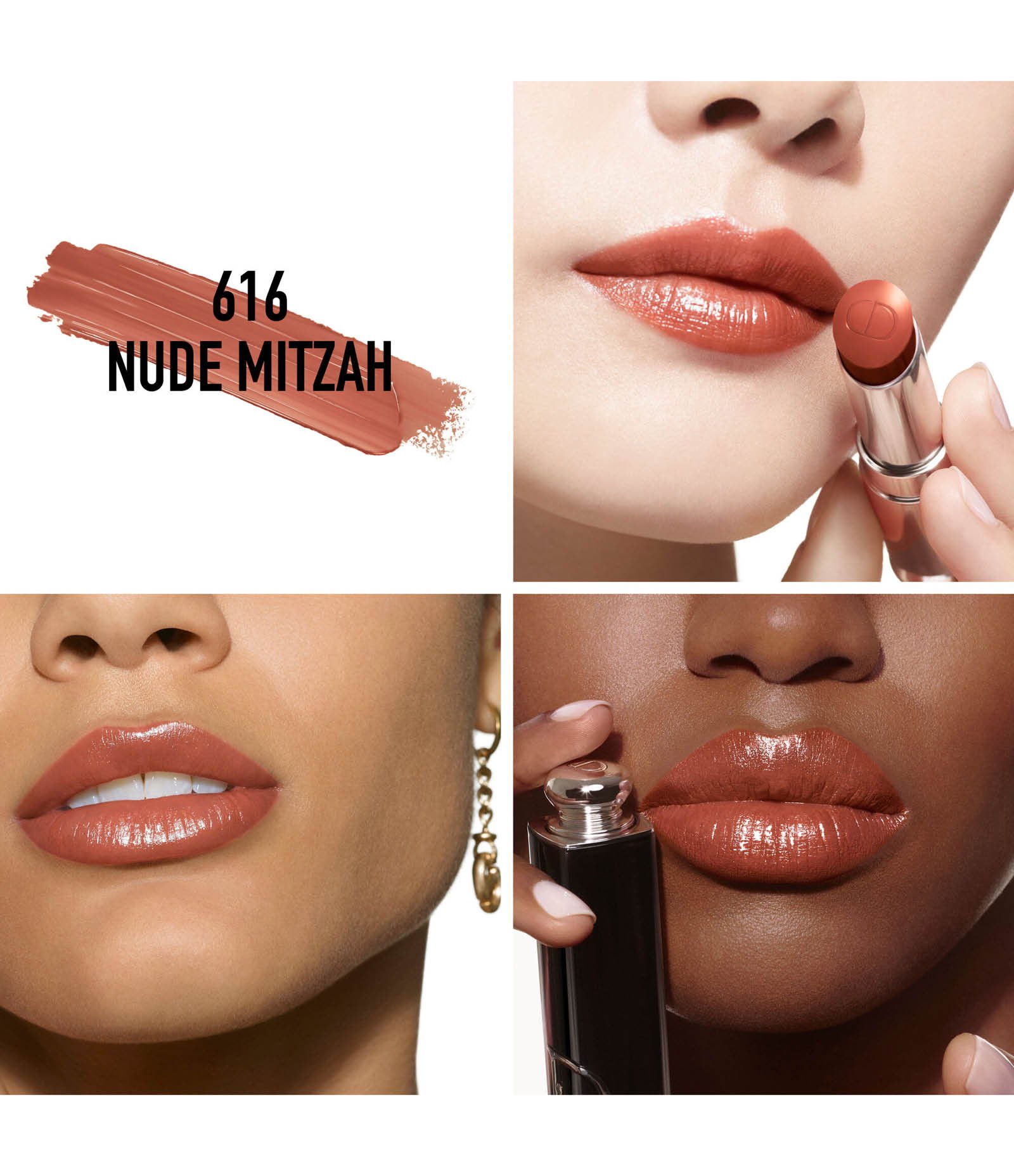 Refil de Batom Dior Addict Lipstick Refill 362 616 NUDE MITZAH 2