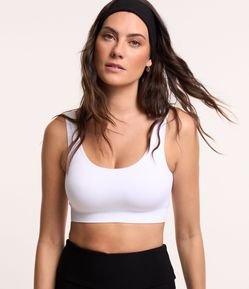 Top Esportivo sem Bojo Seamless com Texturas