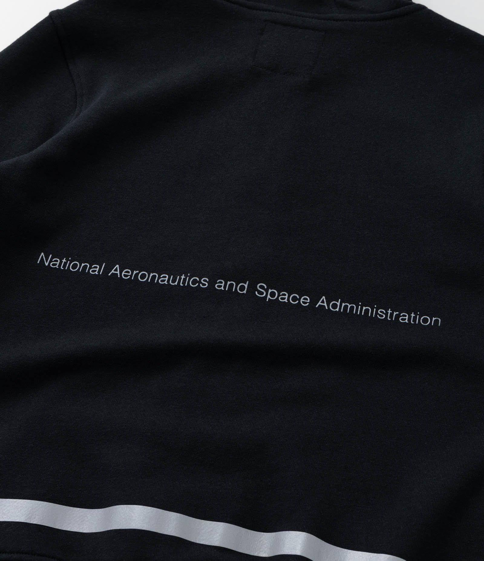 Casaco Infantil em Moletom com Estampa Refletiva NASA - Tam 5 a 14 Anos Preto 7