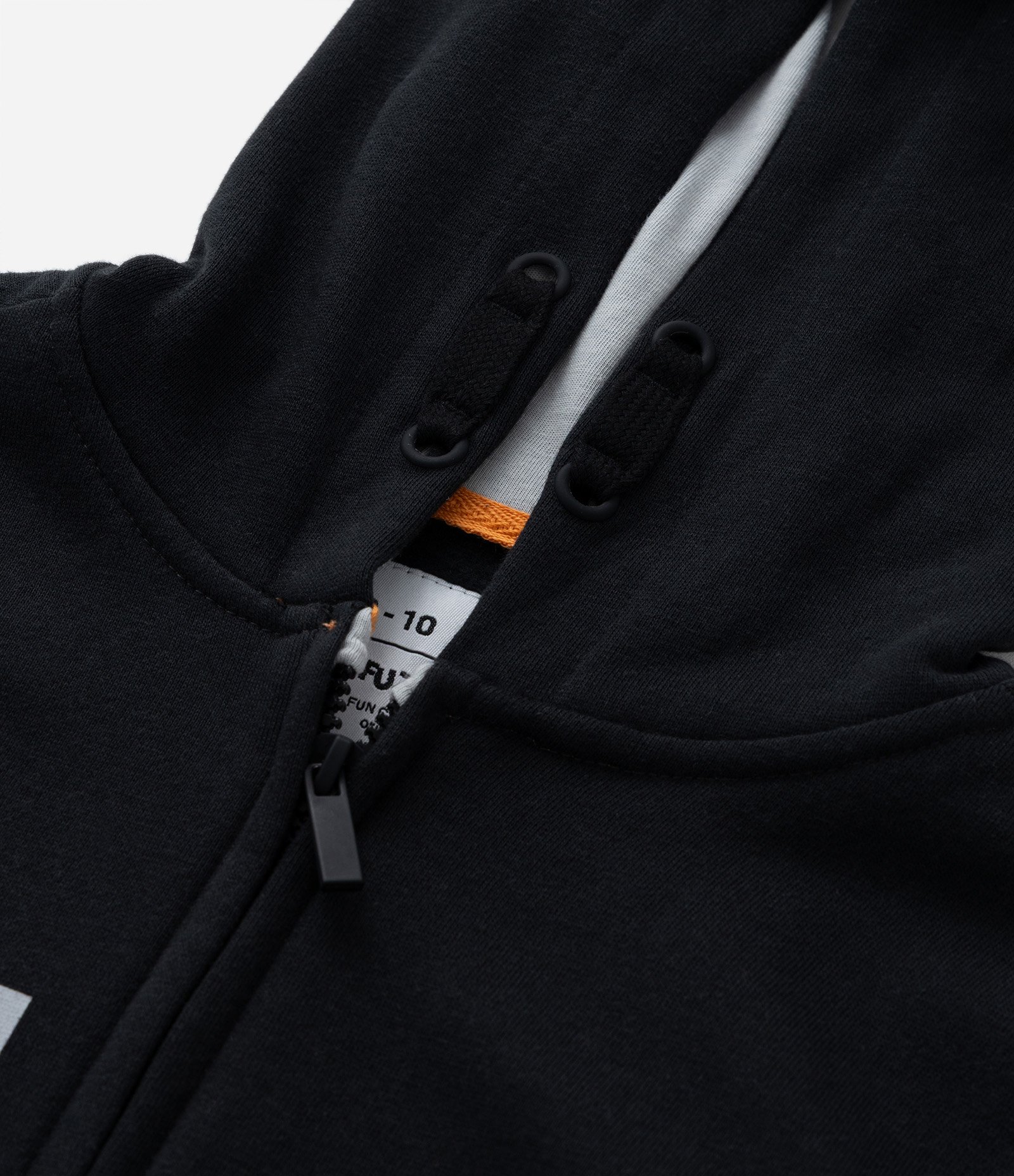 Casaco Infantil em Moletom com Estampa Refletiva NASA - Tam 5 a 14 Anos Preto 3